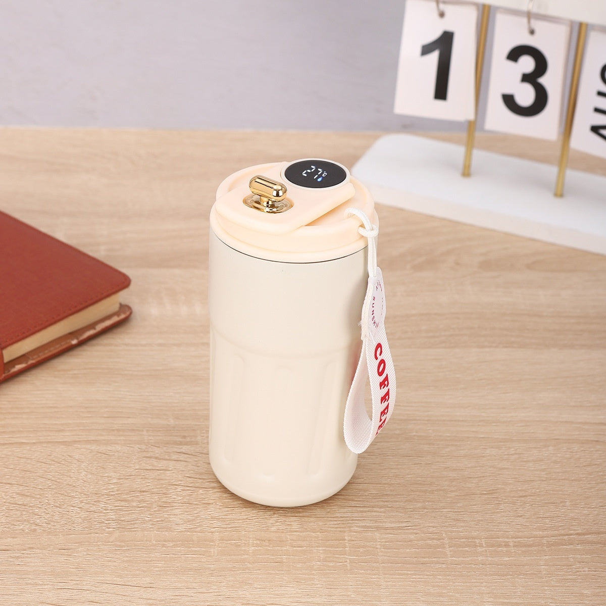 Smart Temperature Display Thermal Bottle | 450ml Stainless Steel Insulated Coffee Mug