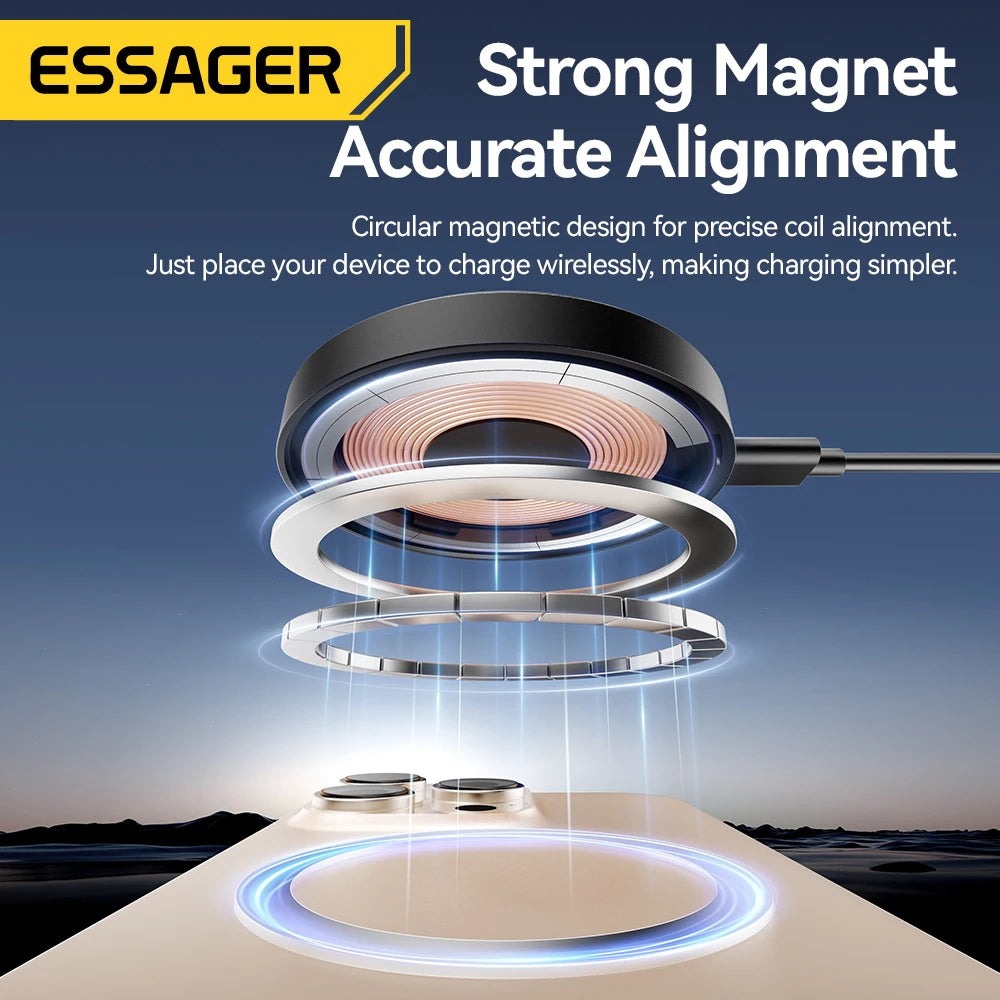 MagSafe Wireless Charger | Magnetic fast Charging for iPhone & Android MagSafe Case
