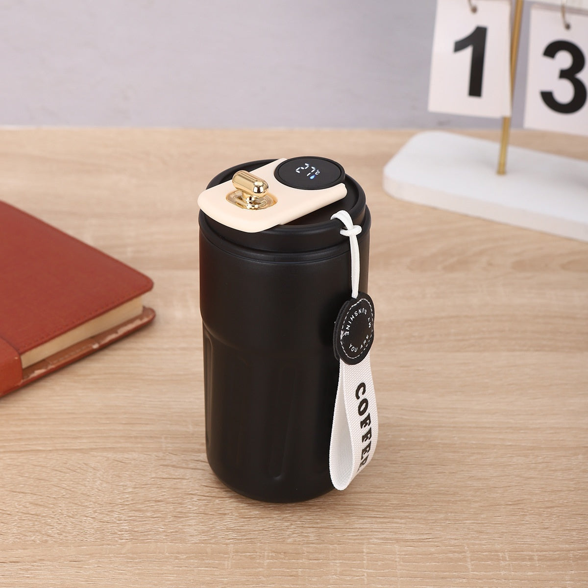 Smart Temperature Display Thermal Bottle | 450ml Stainless Steel Insulated Coffee Mug