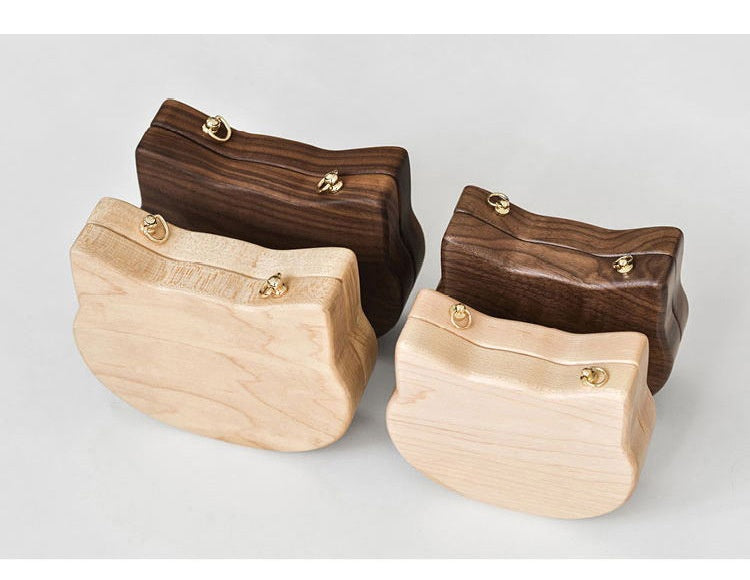 The Woodcraft | Handmade Solid Wood Crossbody Bag