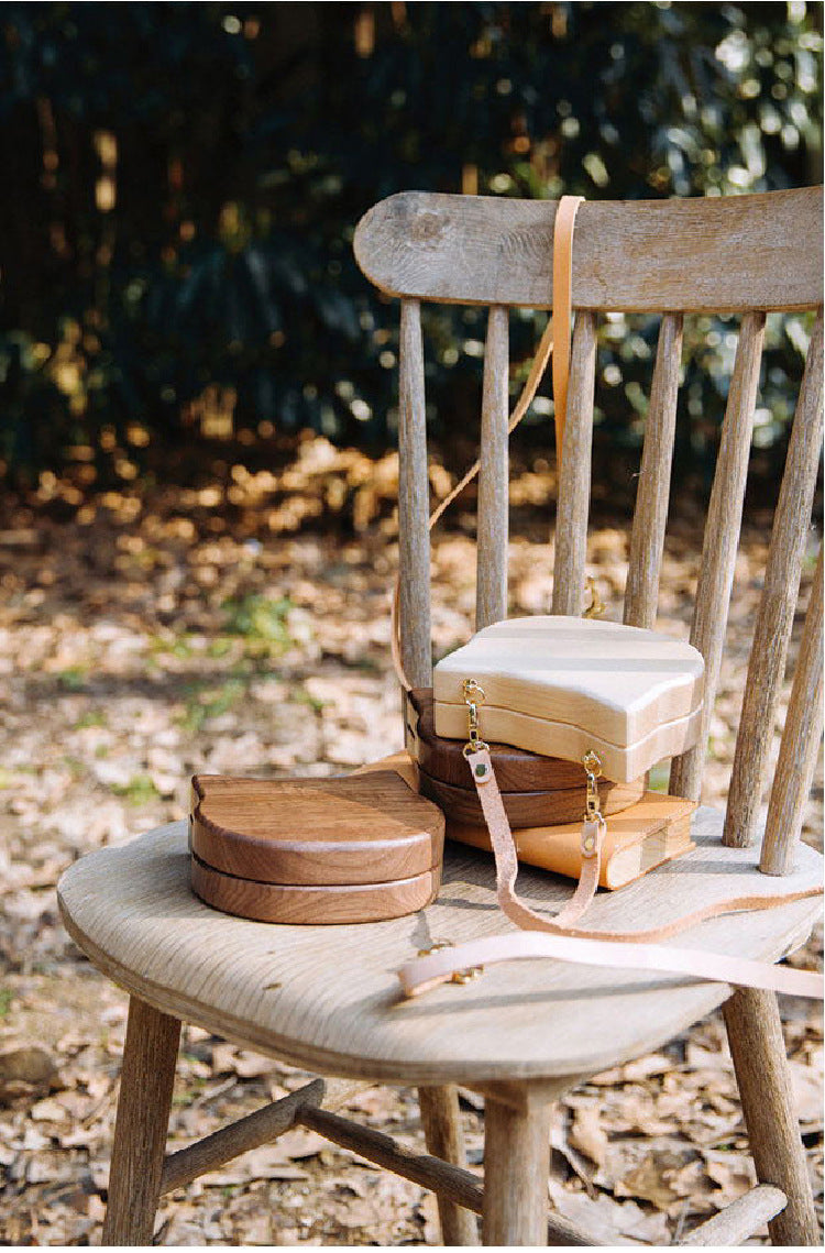 The Woodcraft | Handmade Solid Wood Crossbody Bag