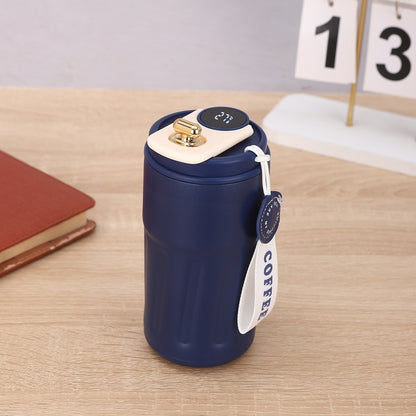 Smart Temperature Display Thermal Bottle | 450ml Stainless Steel Insulated Coffee Mug