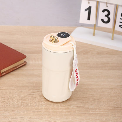 Smart Temperature Display Thermal Bottle | 450ml Stainless Steel Insulated Coffee Mug