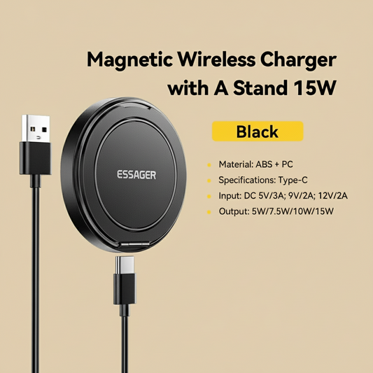 MagSafe Wireless Charger | Magnetic fast Charging for iPhone & Android MagSafe Case