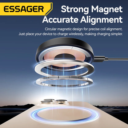 MagSafe Wireless Charger | Magnetic fast Charging for iPhone & Android MagSafe Case
